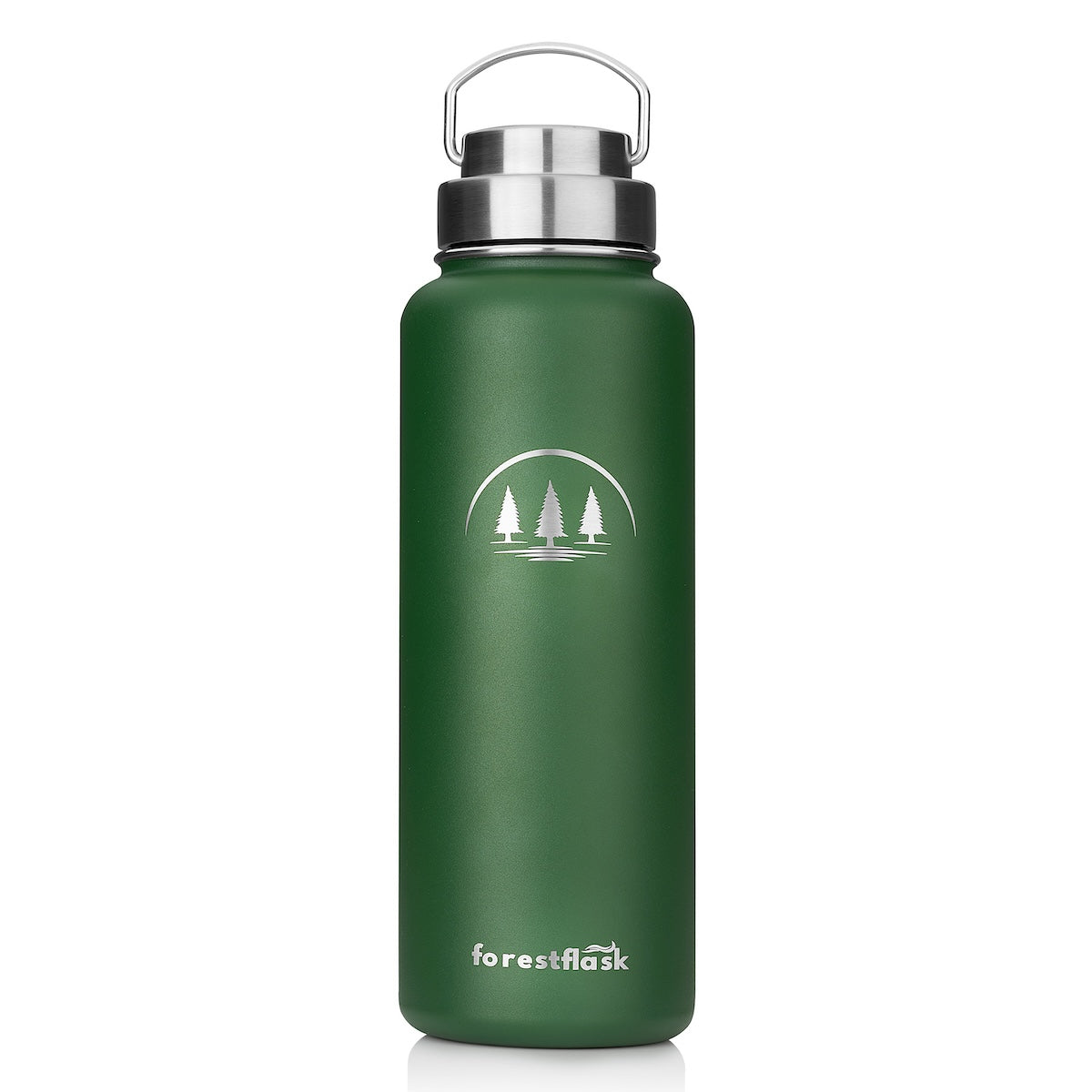 Zero Plastic Forestflask 1.18 Litre in Forest Green